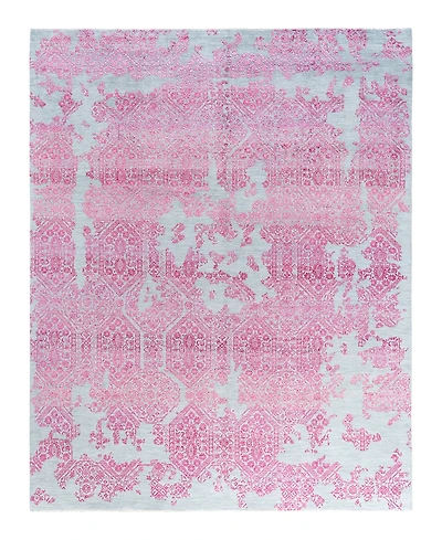 Adorn Hand Woven Rugs Indian Ooak M7161 7'10''x9'10'' Area Rug