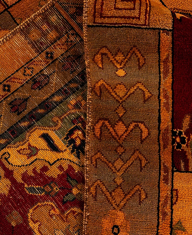 Adorn Hand Woven Rugs Indian Ooak M6013 8'10''x12' Area Rug