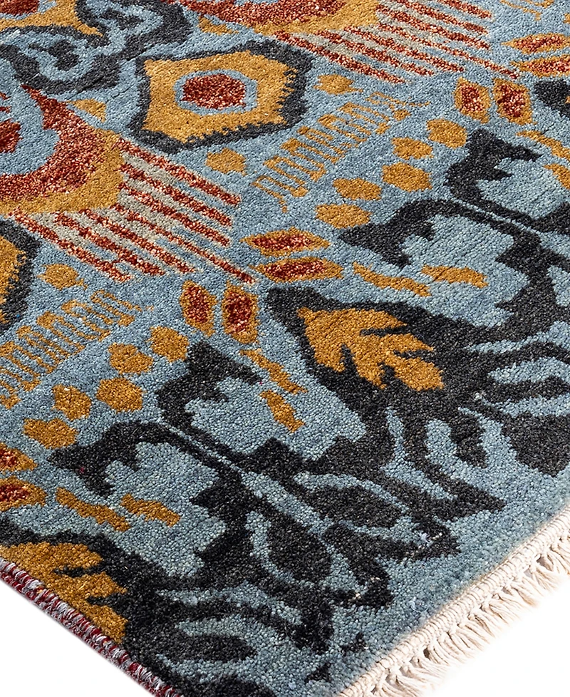 Adorn Hand Woven Rugs Indian Ooak M6036 8'x10'2'' Area Rug