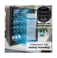 NutriChef Wine Chilling Refrigerator Cellar