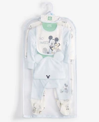 Disney Baby Boys 7-Pc. Mickey Mouse Sleep-n-Play Gift Set