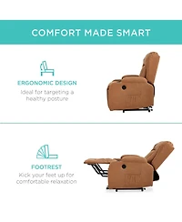 Best Choice Products Electric Power Lift Recliner Massage Chair Furniture w/ Usb Port, Heat, Cupholders