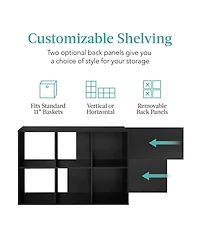 Best Choice Products -Cube Bookshelf, 11in Display Storage System