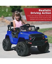 Best Choice Products 12V Kids Ride On Truck Car w/ Parent Remote Control, Spring Suspension, Led Lights