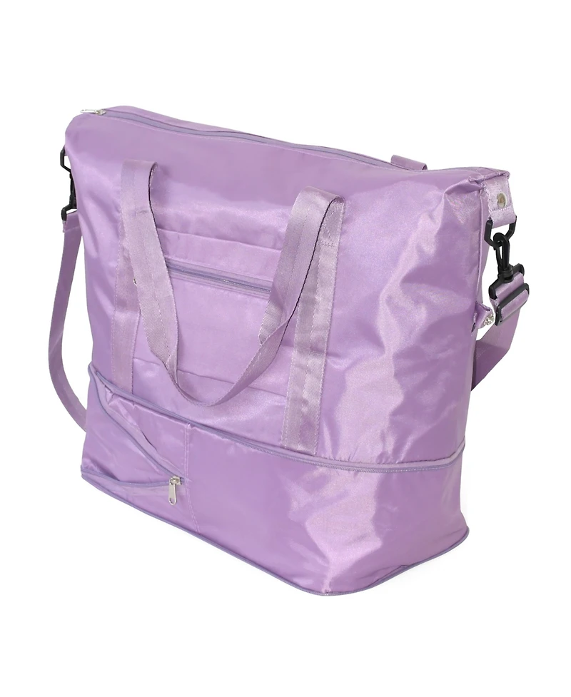 Ladies Weekender Duffel Expandable Bag