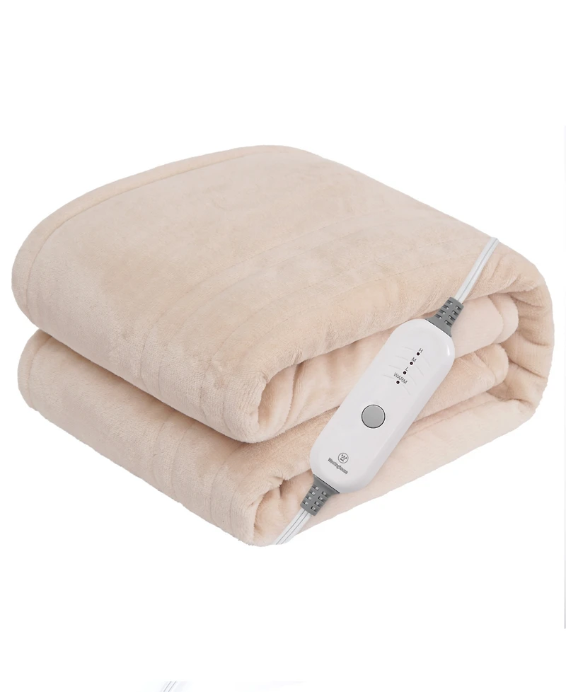 Westinghouse Heated Flannel Throw, 50" x 60"