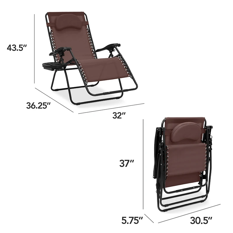 Best Choice Products Oversized Zero Gravity Chair