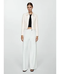Mango Women's Textured Cotton-Blend Jacket