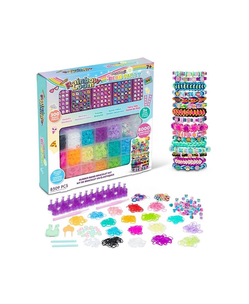Rainbow Loom Beadmoji Design Station Bracelets.
