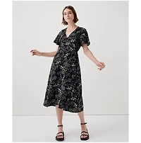 Pact Women's Organic Cotton Cafe Crepe Wrap Dress