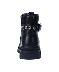 Vince Camuto Little and Big Girls Lace Up Stud and Logo Rivet Details Boot