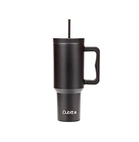 Cubitt Insulated Stainless Steel 40 oz Tumbler with Handle and Straw Lid, Cupholder friendly
