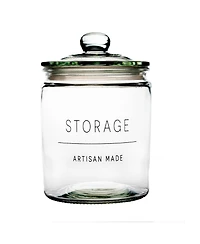 Amici Home Stockholm Glass Round Canister - Storage