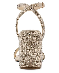 Betsey Johnson Women's Jet Block Heel Dress Sandals