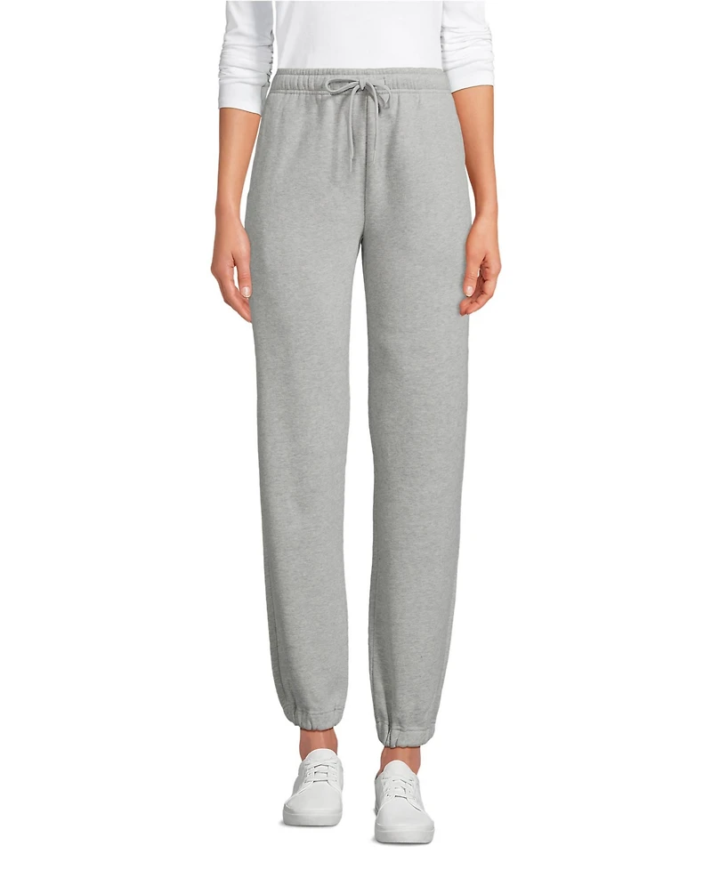 Lands' End Women's Serious Sweats High Rise Jogger Pants