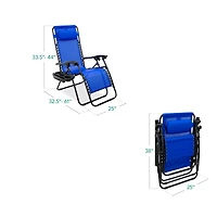 Best Choice Products Set of 2 Zero Gravity Lounge Chair Recliners for Patio