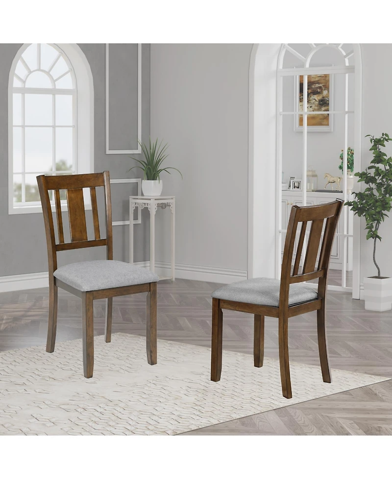 Set of 4 Wooden Dining Chairs for Stylish and Durable Seating