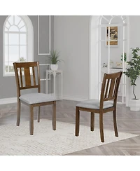 Set of 4 Wooden Dining Chairs for Stylish and Durable Seating