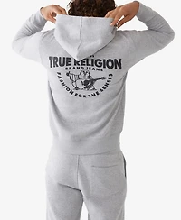 True Religion Men's Core Zip-Front Logo Hoodie
