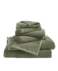 Linery & Co. 100% Featherspun Cotton Quick-Dry -Piece Bath Towel Set