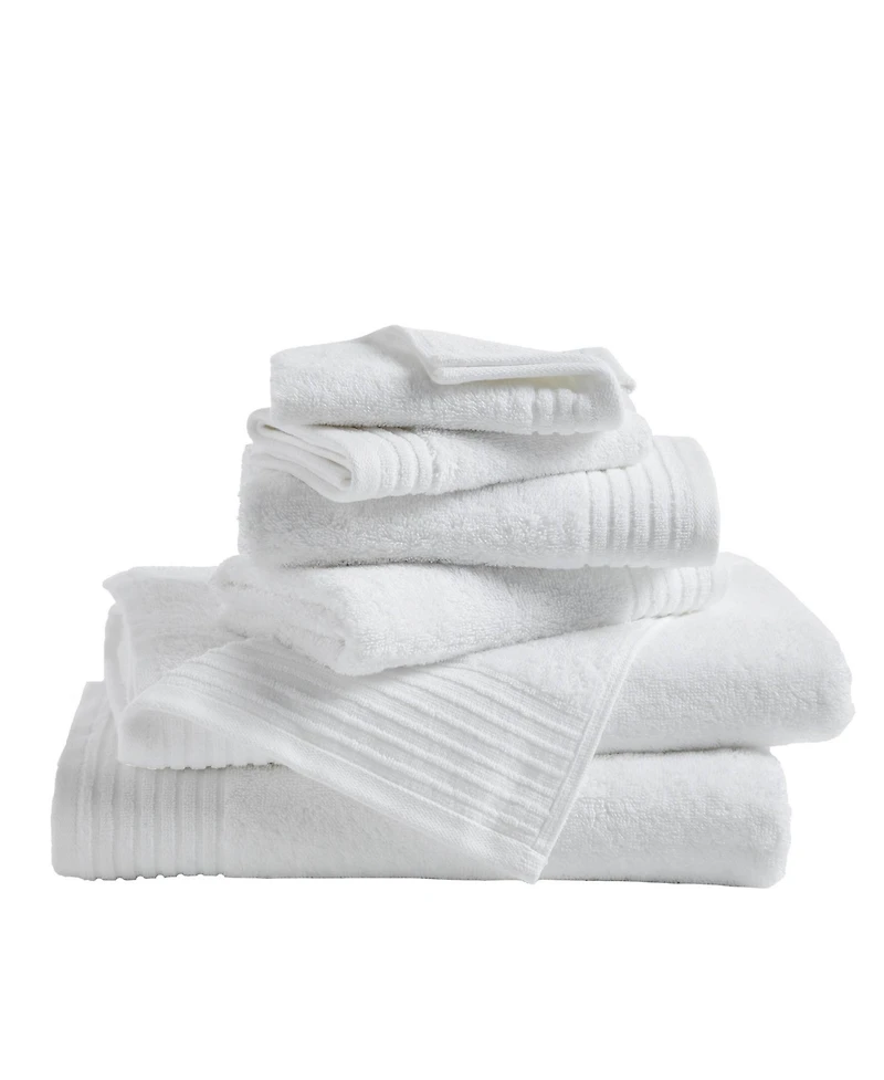 Linery & Co. 100% Featherspun Cotton Quick-Dry 6-Piece Bath Towel Set