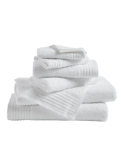 Linery & Co. 100% Featherspun Cotton Quick-Dry 6-Piece Bath Towel Set