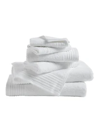 Linery & Co. 100% Featherspun Cotton Quick-Dry 6-Piece Bath Towel Set