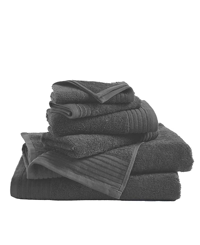 Linery & Co. 100% Featherspun Cotton Quick-Dry -Piece Bath Towel Set