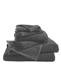 Linery & Co. 100% Featherspun Cotton Quick-Dry -Piece Bath Towel Set