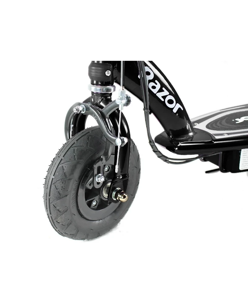 Razor E100 Kids Ride On 24V Motorized Powered Electric Kick Scooter Toy, Black