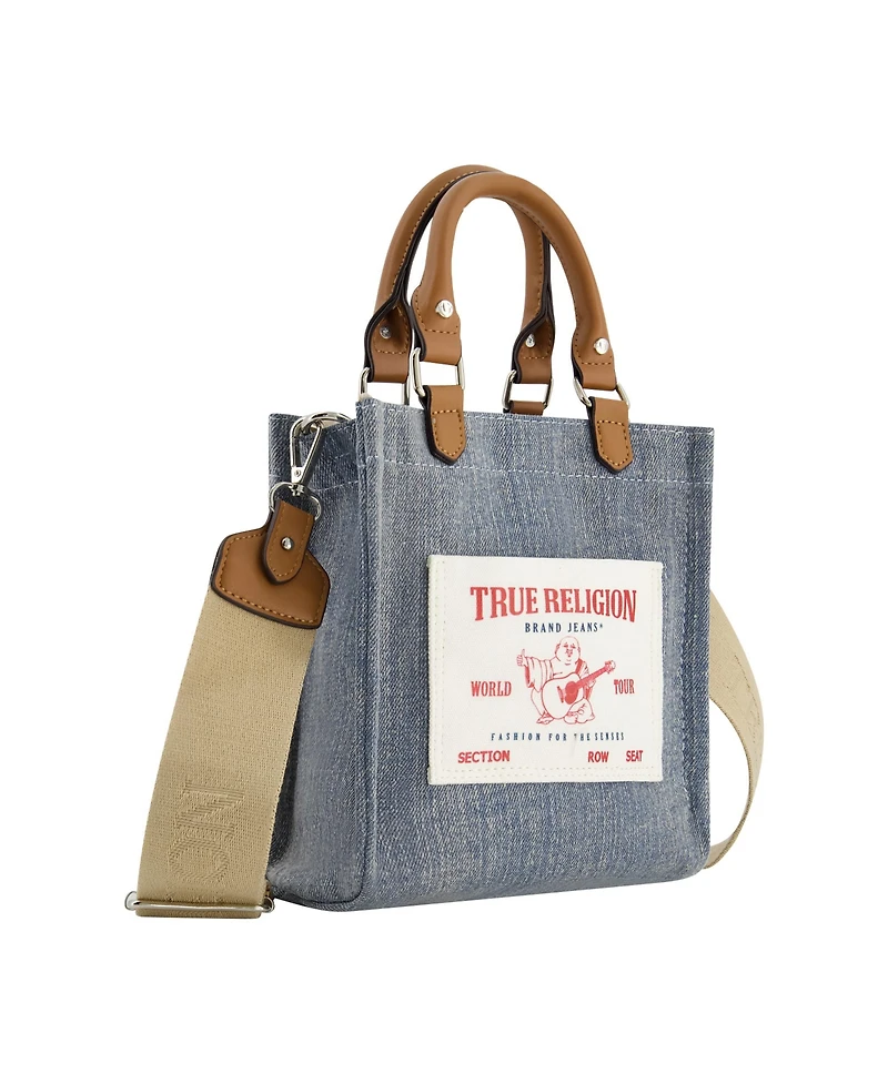 True Religion North South Buddha Pocket Tote