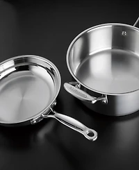 Cuisinart Chefs Classic Stainless 17-Pc. Cookware Set