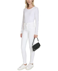 Calvin Klein Mica Puffy Quilt Crossbody with Adjustable Strap