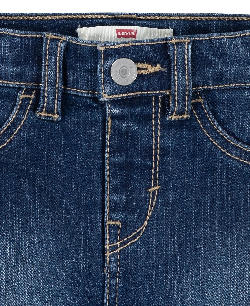 Levi's Infant Girls Sparkle Crew and Jeans, 2-Piece Set