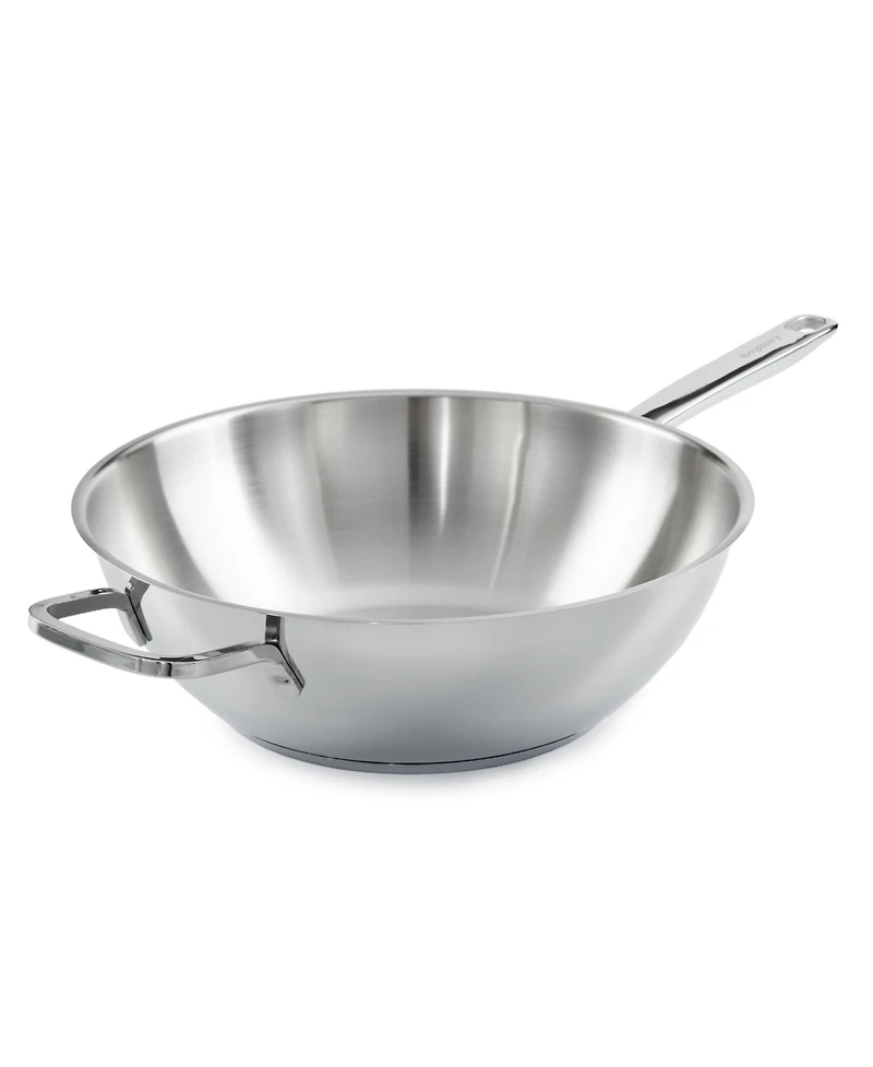 BergHOFF DiNA Helix Recycled 18/10 Stainless Steel 12" Wok 5.6qt.