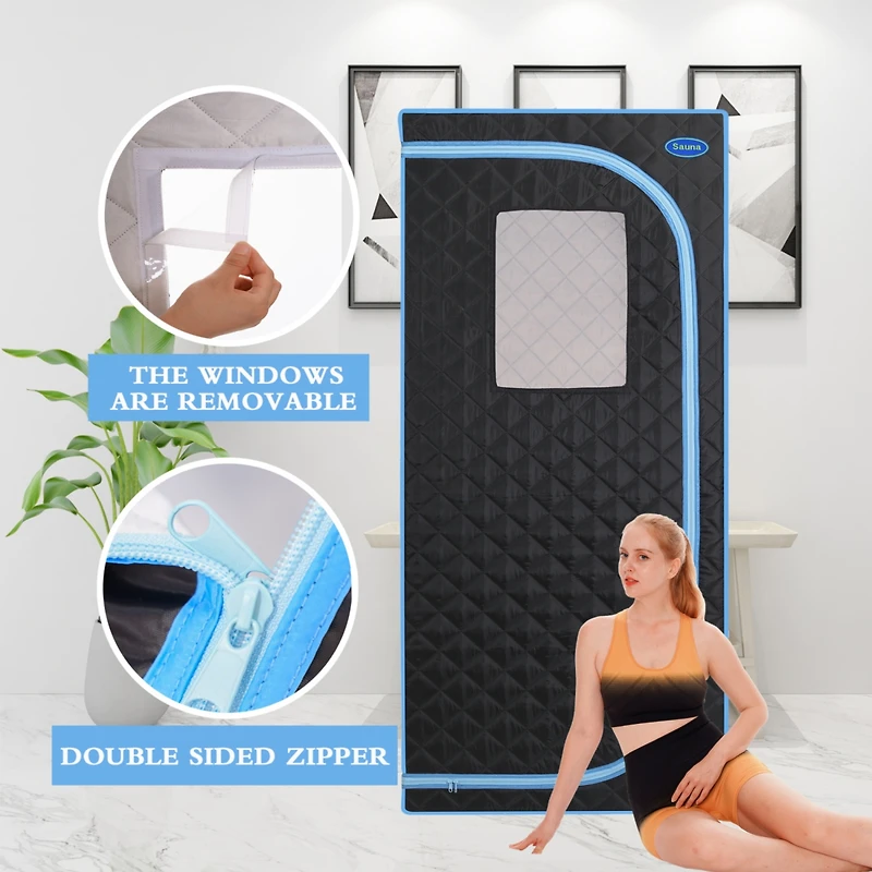 Streamdale Furniture Full Body Far Infrared Sauna Tent with 7 Heating Plates and 5-Layer Fabric