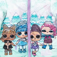 L.o.l. Surprise! Girls Zip Up Winter Coat Puffer Jacket