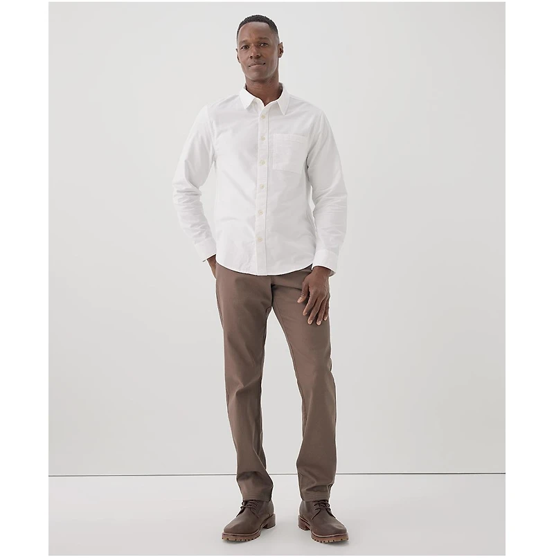 Pact Men's Organic Cotton Stretch Twill Denim 5-Pocket Pant - 34" Inseam