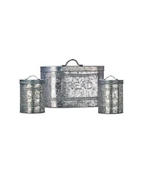 Amici Home Rustic Kitchen Metal Coffee Canister