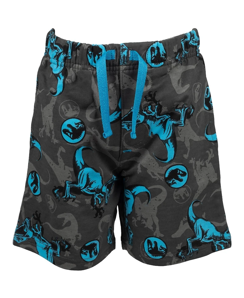 Jurassic World T-Shirt and French Terry Shorts Outfit Set Toddler to Big Kid