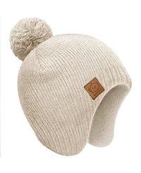 KeaBabies Muff Baby Beanie, Hat for Boys, Girls, Winter Hats Kids, Newborn, Infant, Toddler 0-36 months