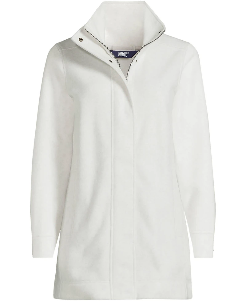 Lands' End Women's Luxe Fleece Coat