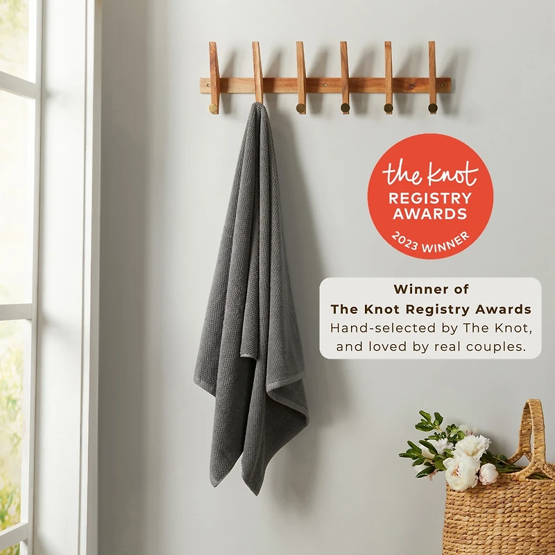 Linery & Co. Cotton Textured 12-Piece Washcloth Set