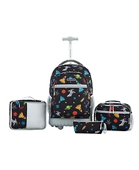 Travelers Club Kids Rolling Backpack Luggage Set