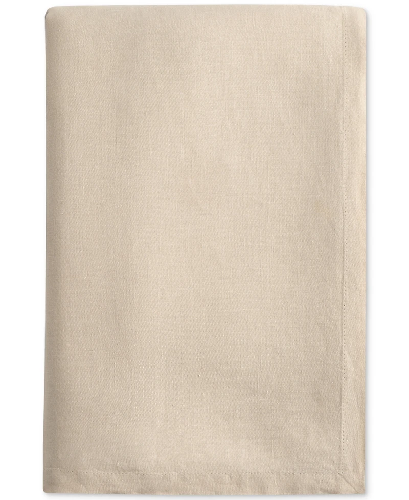 Year & Day Linen Solid-Color Tablecloth, 55" x 110"