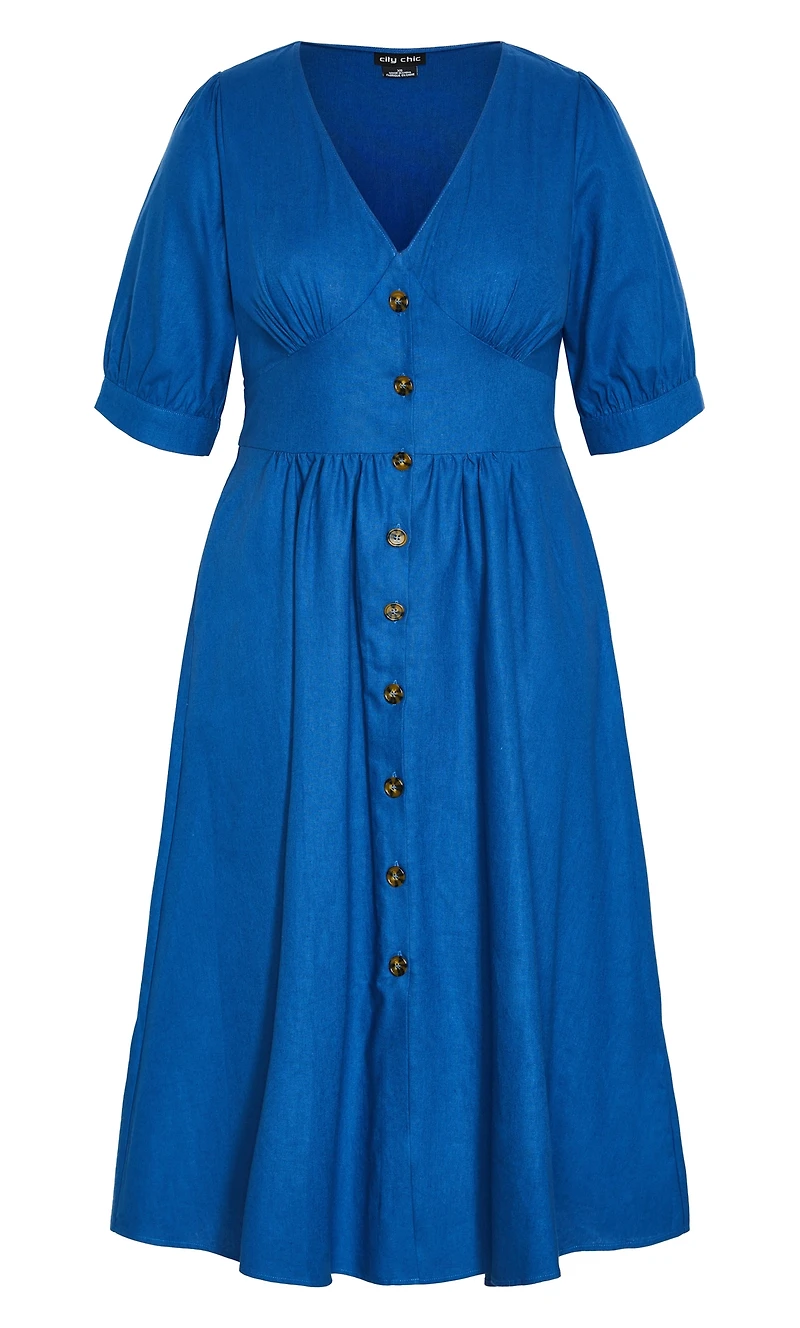 City Chic Plus Sunset Stroll Dress