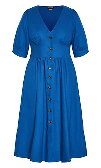 City Chic Plus Sunset Stroll Dress