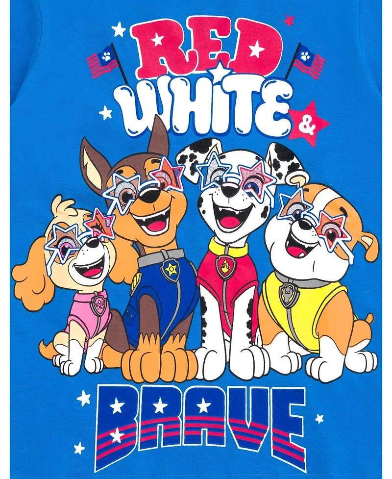 Paw Patrol Little Boys July 4th Halloween Christmas T-Shirt to