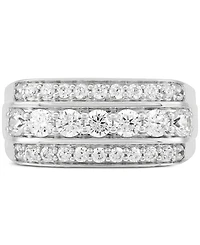 Grown With Love Men's Lab Diamond Triple Row Ring (1-1/2 ct. t.w.) 10k Gold