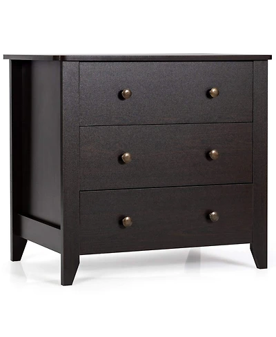 3 Drawer Dresser Chest of Drawers Bedside Table